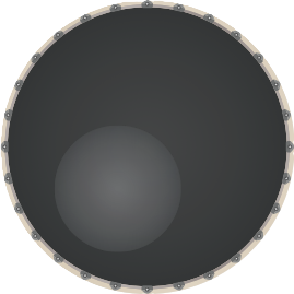 K kick-bass drum